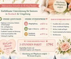 Alltagshilfe Alltagsbegleitung *Liebevoll*Zuverlässig*Einkaufen*